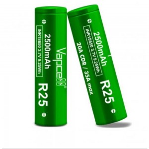 Аккумулятор Vapcell R25 INR18650 20A 2500 mAh