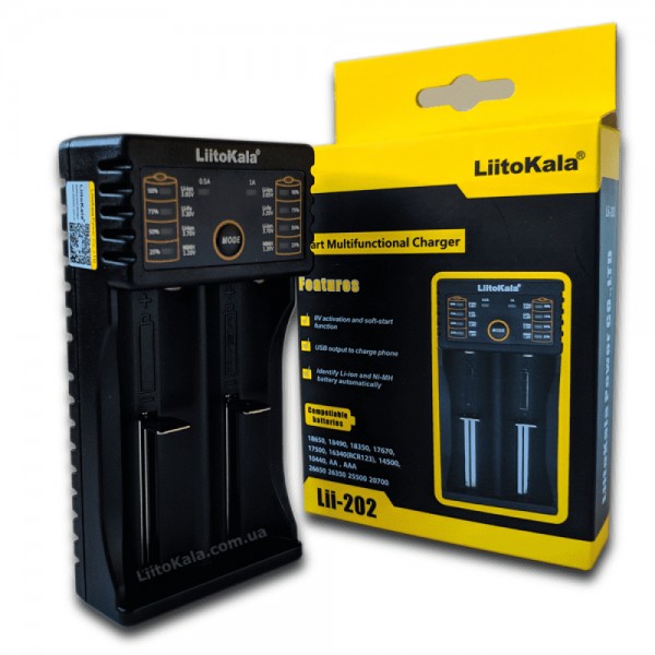 Зарядное Устройство Liitokala Lii-202